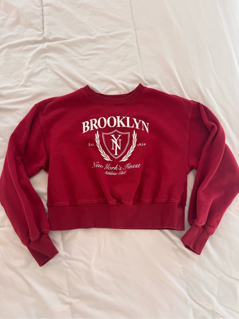 Old Navy Cropped Graphic Sweatshirt